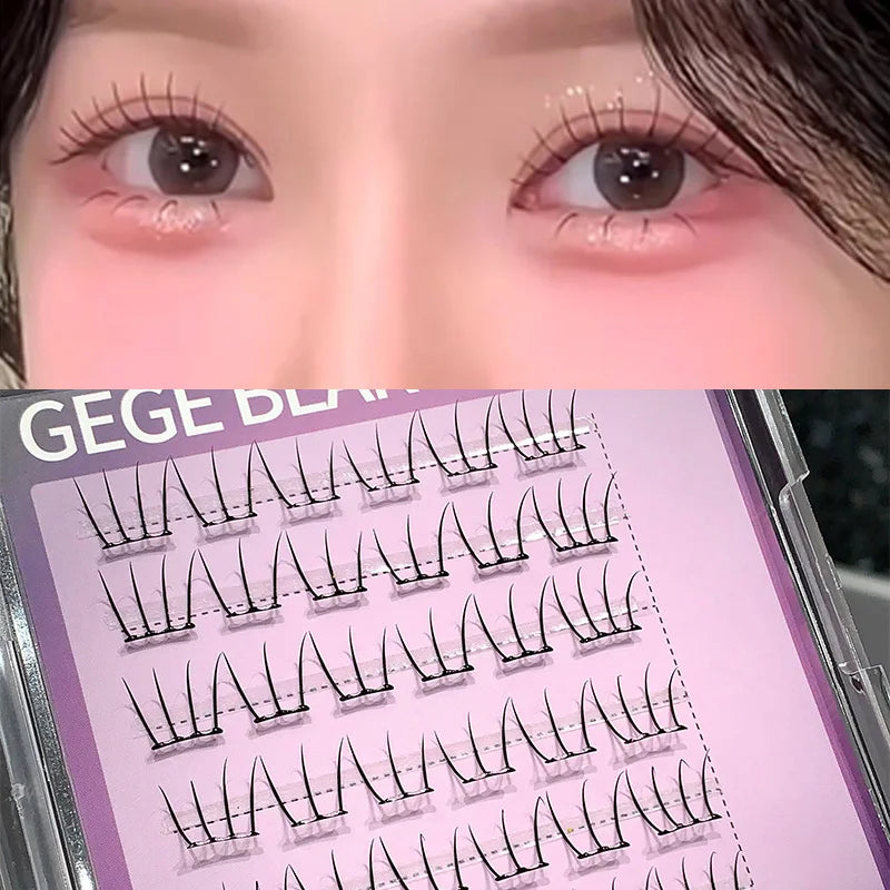 Gege Bear K-pop Lash Without Glue - Natural & Fluffy, Instant