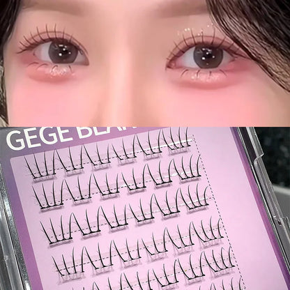 Gege Bear K-pop Lash Without Glue - Natural & Fluffy, Instant