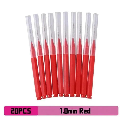 Interdental Brush Box Interdental Brush 20 Pieces Clean Tooth Gap
