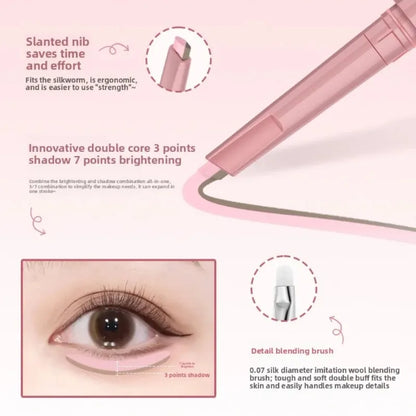 Brightening Aegyo Sal Pencil Waterproof Natural Dual-Color Lying