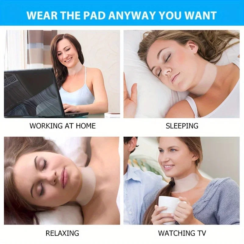 Reusable Silicone Care Neck Pad Neck Tape Wrinkle Pads for Neck