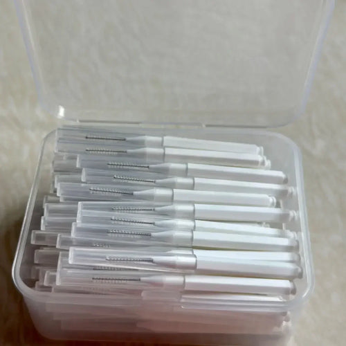80Pcs/Box I-type Interdental Brush 0.6-1.5Mm Cleaning Between Teeth