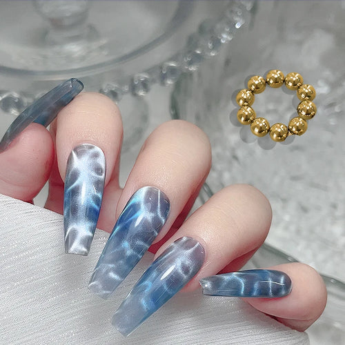 10pcs/20pcs Water Ripple Cat Eye Magnetic Gel Beads Multifunctional