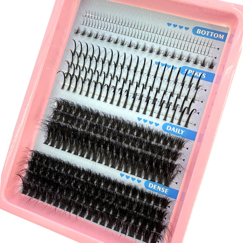 15Rows Lash Clusters Spikes Eyelash Extensions Spiky Lashes Extension