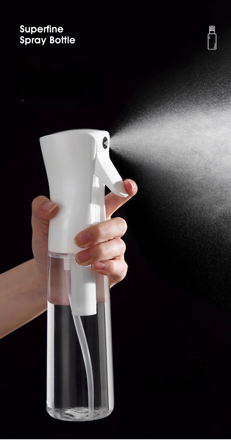 500/300/200ml Hair Spray Bottle Refillable Bottles Continuous Mist