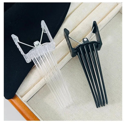 2pcsSimple Fluffy Hairpin Curling Roots High Natural Fluffy Hair Clip