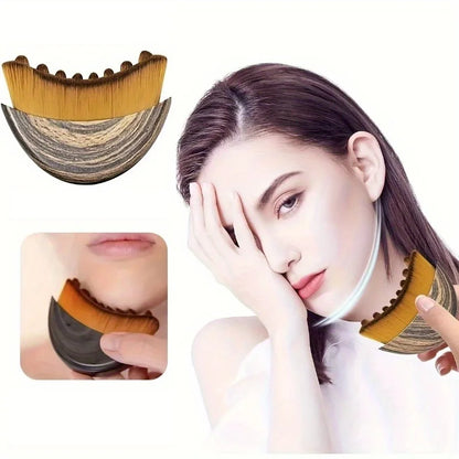 1PC Lymphatic Drainage Brush for Face & Body, Ergonomic Massager Tool,