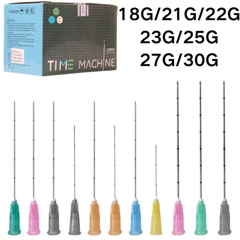 50pcs/box Disposable Blunt Tip Cannula Needle 18g 21g 22g 23g 25g 27g