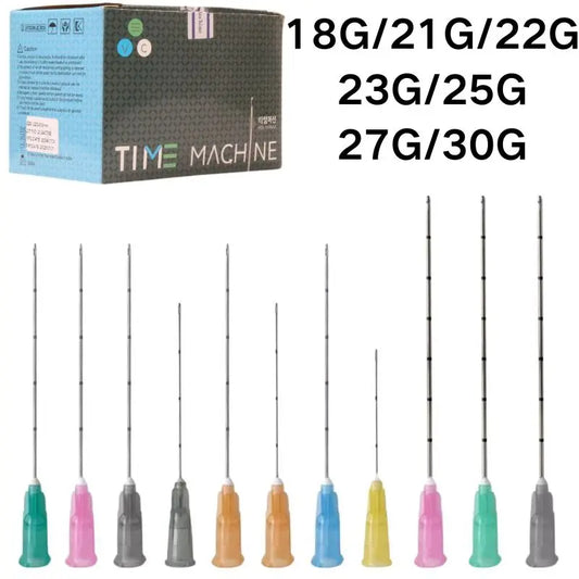 50pcs/box Disposable Blunt Tip Cannula Needle 18g 21g 22g 23g 25g 27g
