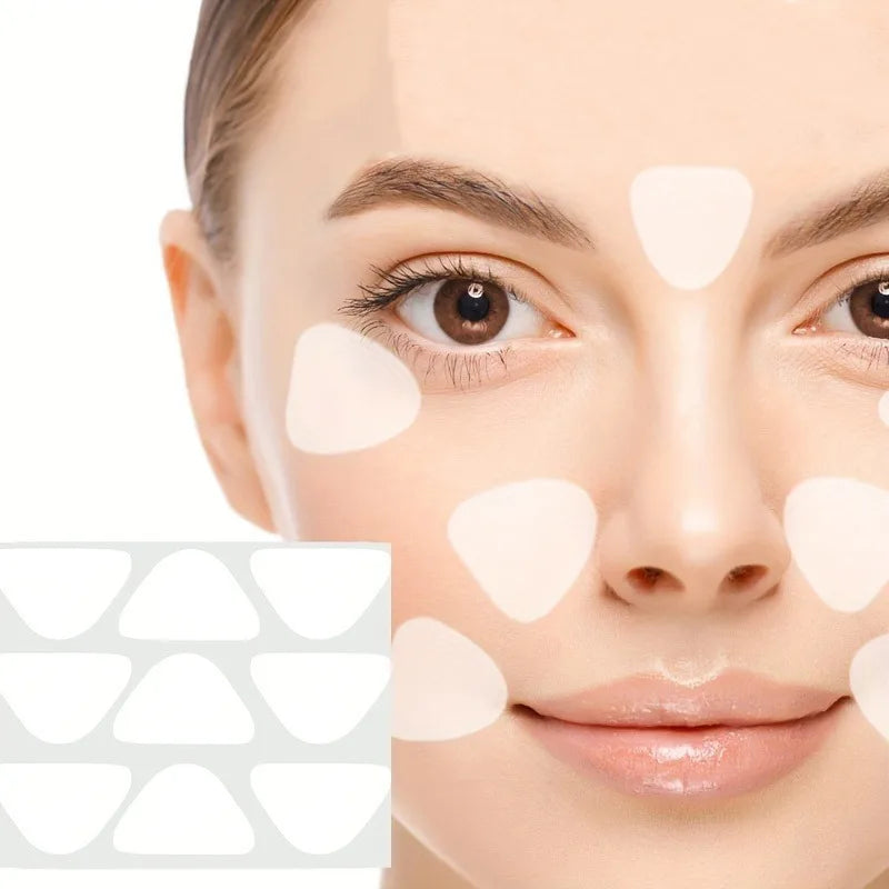 27/36/90PCS Forehead nasolabial fold patch PE material forehead and