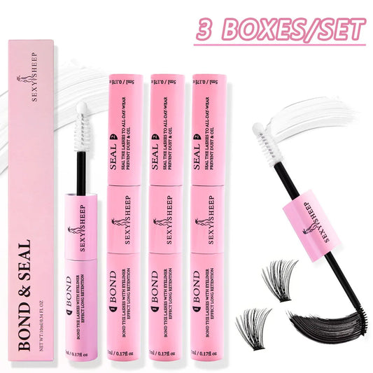 Eyelash Glue and Seal for Eyelash Clusters Strong Fixed  Eyelash Glue