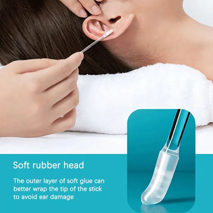 Disposable 24Pcs Silicone EarWax Remover sticky ear pick For Kids