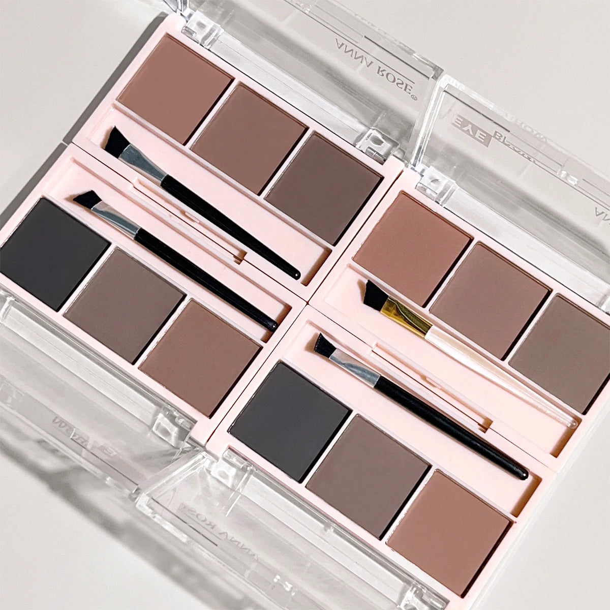 Three-color eyebrow powder shadow three-dimensional eyebrow shape