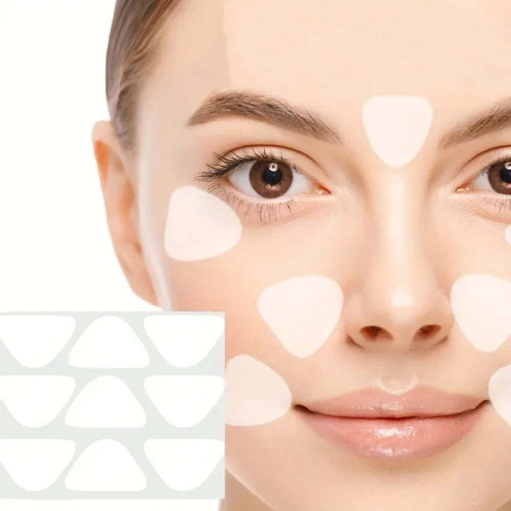 27/36/90PCS Forehead nasolabial fold patch PE material forehead and