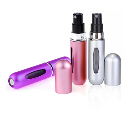 5PCS 5ml Portable Mini Refillable Perfume Bottle Spray Scent Pump