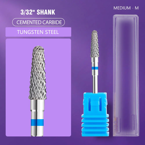Ceramic Tungsten Carbide Nail Drill Bit Rotate Burr Milling Nail
