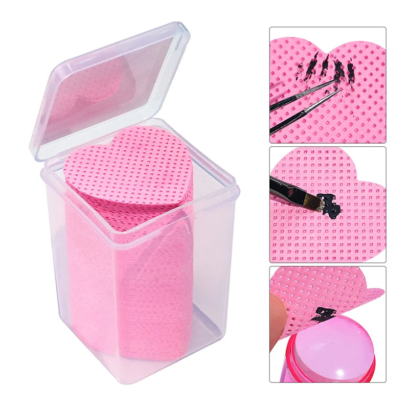 200pc Gel Nail Polish Remover Wipes Cleaner Manicure Nail Remover
