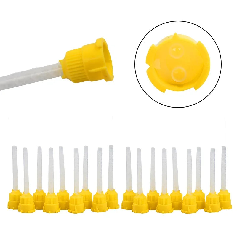 50/100/150pcs Dental Mixing Tips Tubes Disposable Nozzles Head