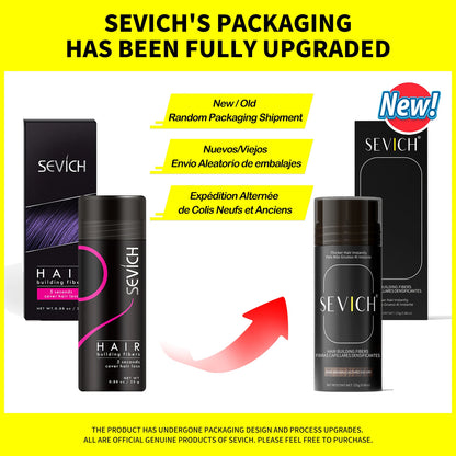 SEVICH Hair Building Fiber Set Cover Sparse Hair Or Bald Spots Hair