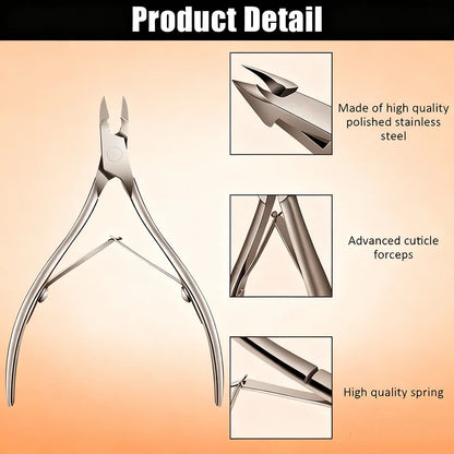 Professional Cuticle Scissors - for Dead Light Beige and Old,