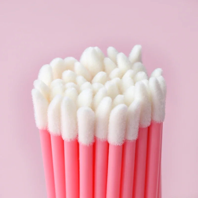 wholesale 50Pcs Disposable Lip Brushes Lipstick Gloss Applicators