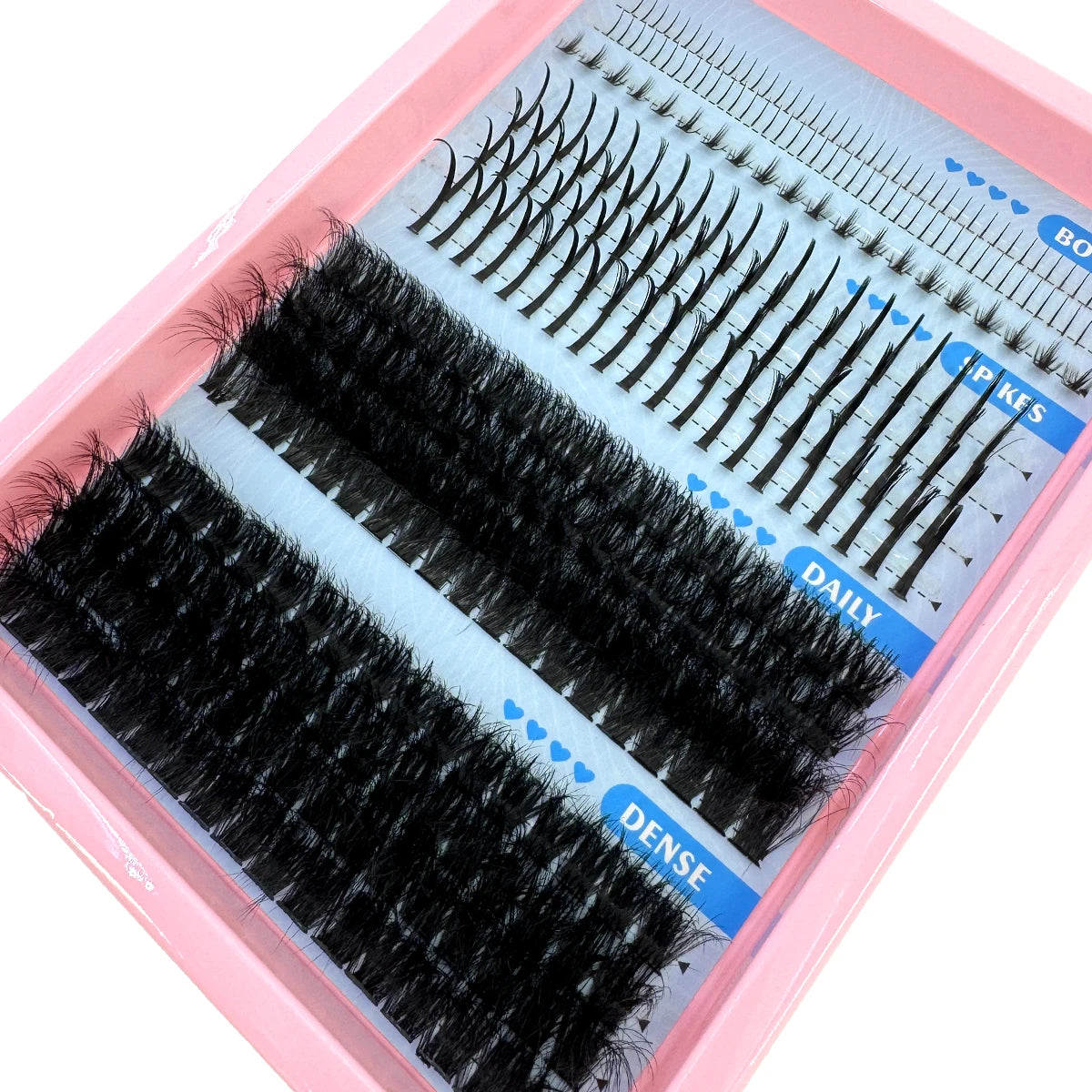 15Rows Lash Clusters Spikes Eyelash Extensions Spiky Lashes Extension