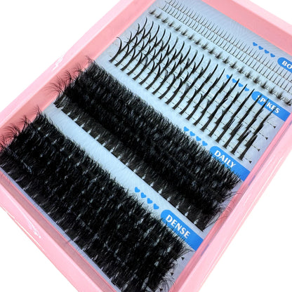 15Rows Lash Clusters Spikes Eyelash Extensions Spiky Lashes Extension