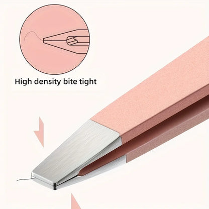 4pcs Set Professional Eyebrow Hair Removal Splinter Tweezers Set