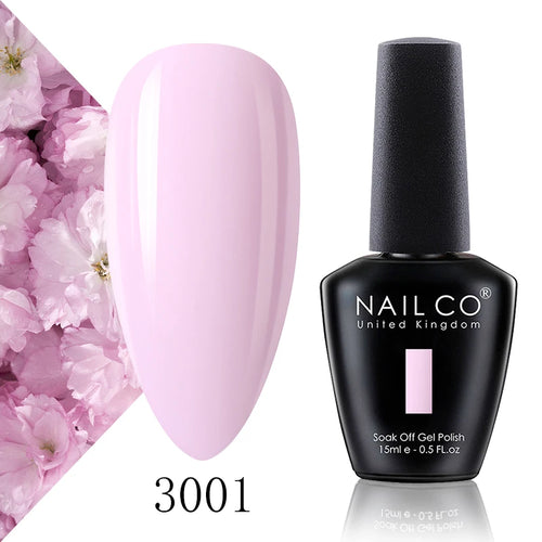 NAILCO 15ml Translucent Color Gel Nail Polish Vernis Semi Permanent UV