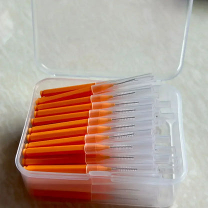 80Pcs/Box I-type Interdental Brush 0.6-1.5Mm Cleaning Between Teeth