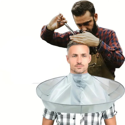 1pc Hair Cutting Cloak Umbrella Design Cover, Suitable For Salon