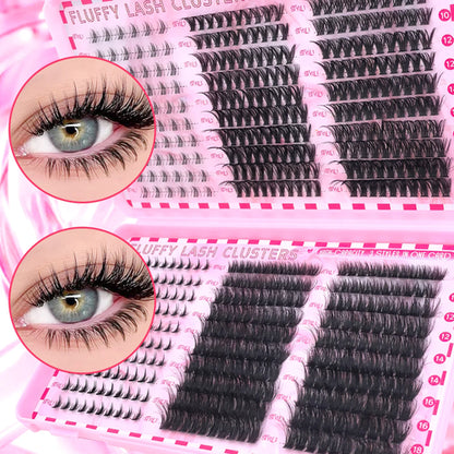 Show-Stopping Top & Bottom Lash Kit – 250/740 Cluster Bombshell Fluffy