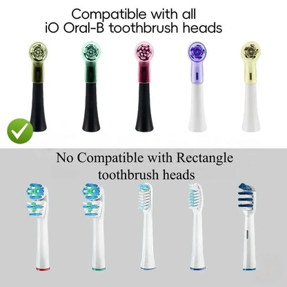 2-8Pcs Colors Toothbrush Dustproof Covers Caps Compatible with Braun