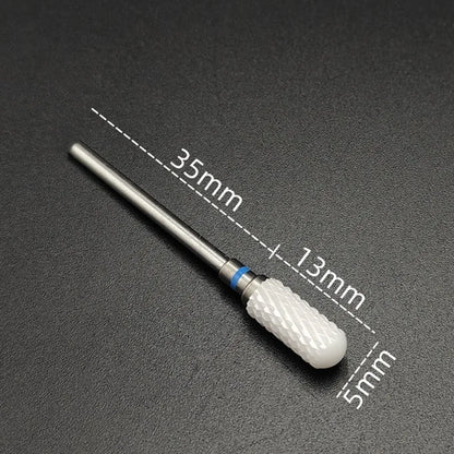 Ceramic Carbide Nail Drill Bit Rotate Burr Milling Nail Cutter Bits