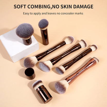 MAANGE 20pcs/set Pro Makeup Brushes Double Ended Foundation Concealers