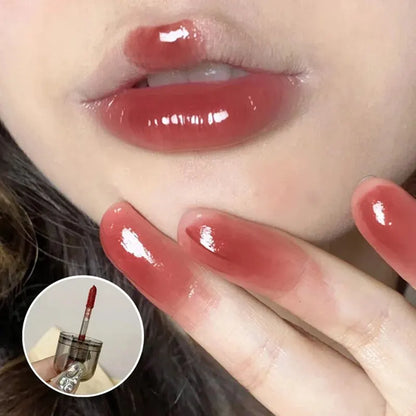 HERORANGEHR564 Enveloping Ice Night Mirror Lip Glaze Moisturizing and