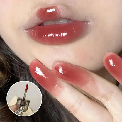 HERORANGEHR564 Enveloping Ice Night Mirror Lip Glaze Moisturizing and