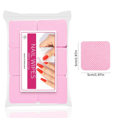 Nail Polish Remover Wipes Nail Cleaning Pads, Non Woven Nail Pads For