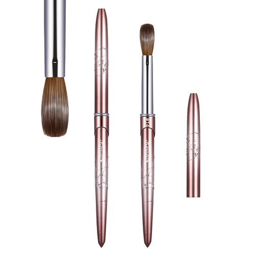 Kolinsky Acrylic Nail Brush Kolinsky Hair Bristles Round Shaped Handle