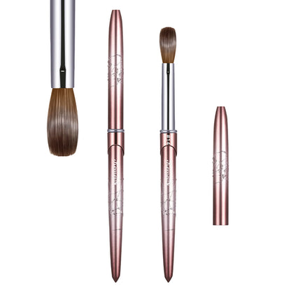 Kolinsky Acrylic Nail Brush Kolinsky Hair Bristles Round Shaped Handle