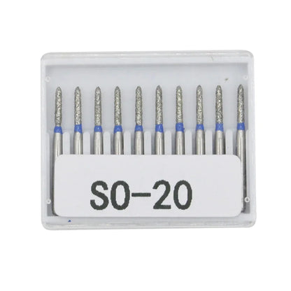 Dental Diamond Burs 10 pieces/set FG diameter drill bit 1.6mm