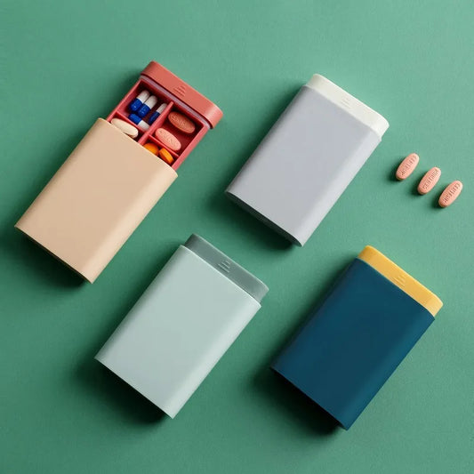 Mini Small Portable Travel Vitamin Box Pill Cases Container Organizer