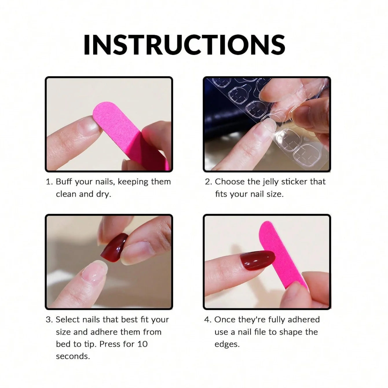 10pcs pure hand pressed short circular nail art, beautiful fake nails,
