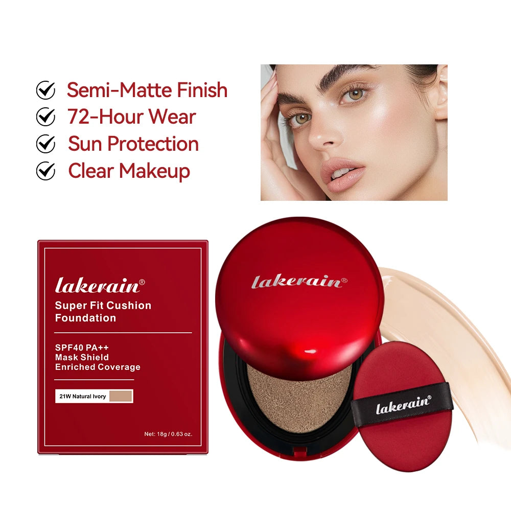 Sunscreen Cushion Foundation Fit Cushion Foundation Full Coverage