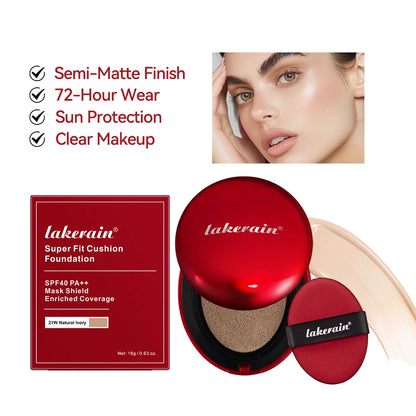 Sunscreen Cushion Foundation Fit Cushion Foundation Full Coverage