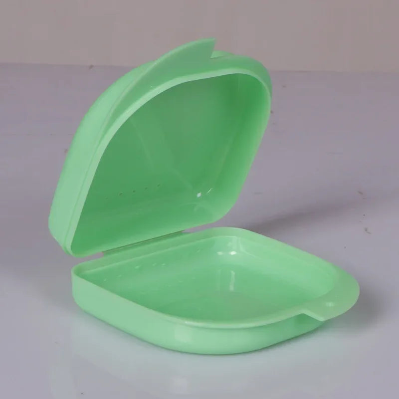 1pcs Denture Tray Box Dental Orthodontic Retainer Box Case Plastic