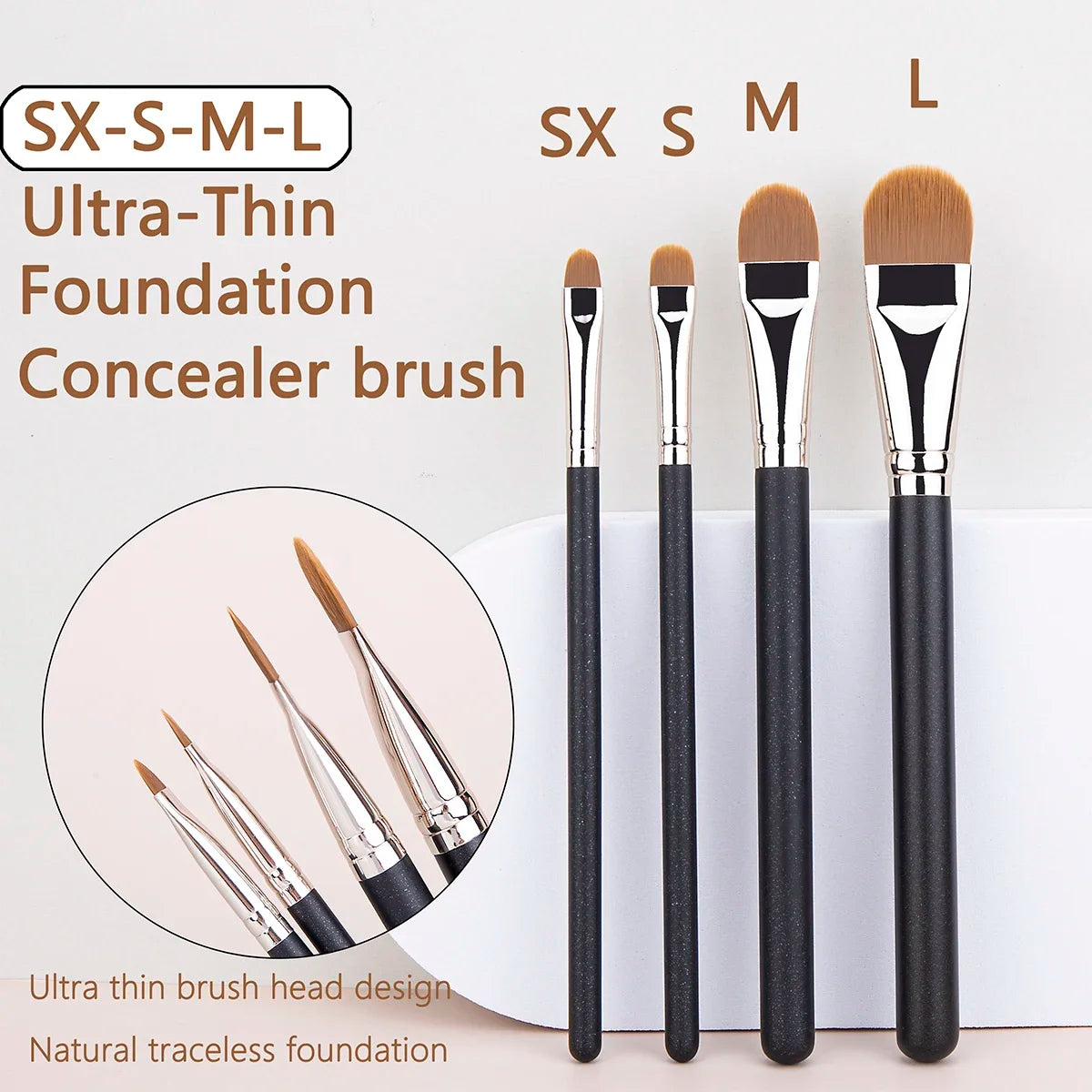 212 Flat Eyebrow Brush Ultrathin Eyebrow Makeup Brushes Flat Eyeliner