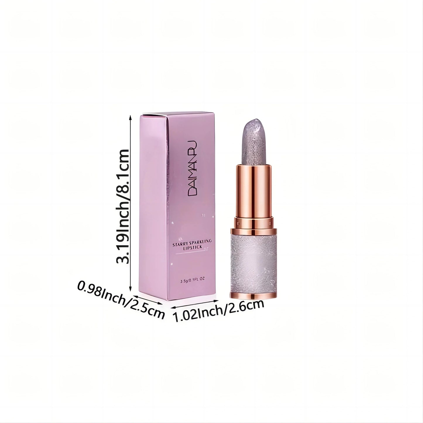 Rose smoke powder, bright starry sky, glossy velvet texture, durable,