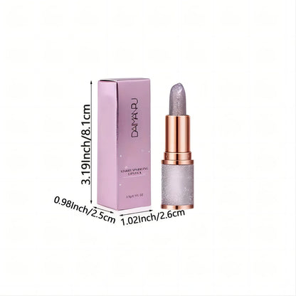 Rose smoke powder, bright starry sky, glossy velvet texture, durable,