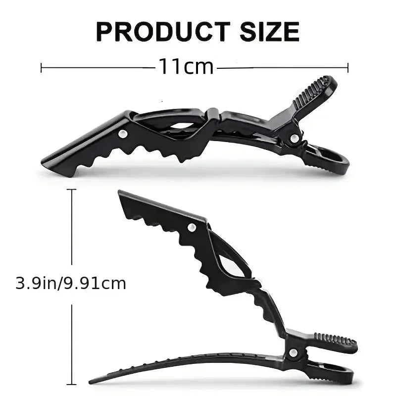 5-30pcs Alligator Hair Clip Plastic Nonslip Hairpin Black Pink Durable